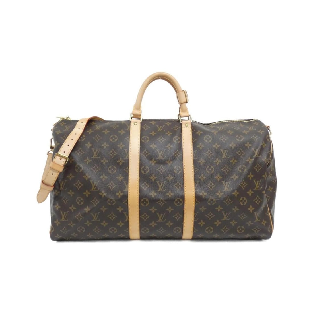 Louis Vuitton Monogram Keepall Bandoulière 55cm M41414 Boston Bag: --- Catalog ---Category: SizeSize (HxWxD): 31cm x 55cm x 24cm / 12.2'' x 21.65'' x 9.44''Category: DesignType: Boston bagColor: MarronGender: Men,WomenMaterial: Coated canvas Hardware Color: