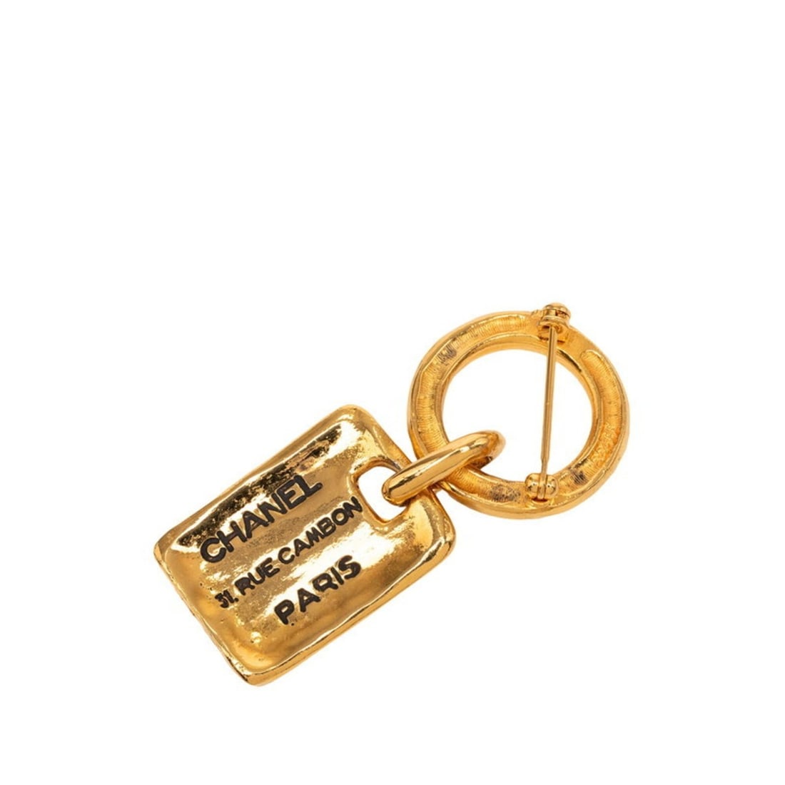 Chanel 31 Rue Cambon Brooch Corsage Gold Plated Women's CHANEL (1 of 9)