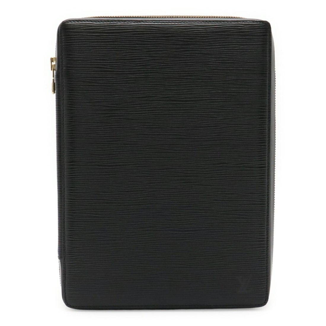 LOUIS VUITTON Agenda Voyage Notebook Cover Clutch Bag Handbag Noir Black R20032 (1 of 12)