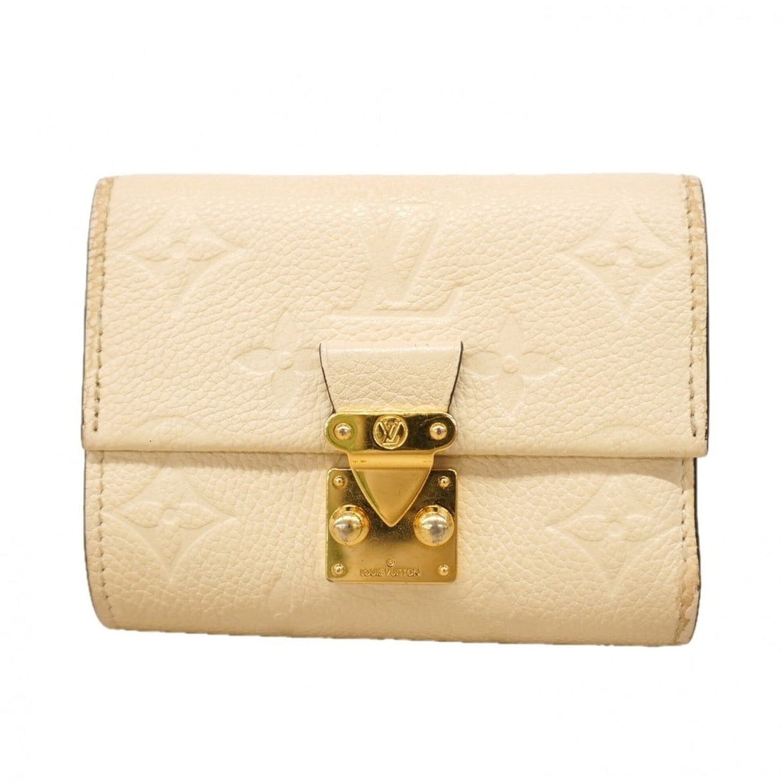 Louis Vuitton Tri-fold Wallet Monogram Empreinte Portefeuille Métis Compact M81071 Cream Ladies (1 of 15)