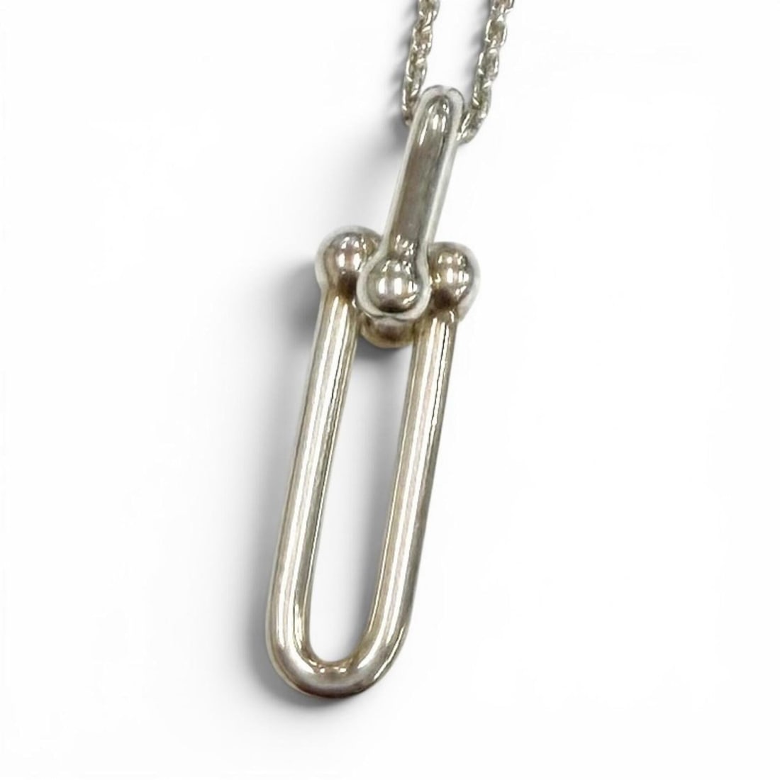 TIFFANY&Co. Tiffany HardWear AG925 Link Necklace, purchased August 2020. Approx. 46cm total length. (1 of 11)