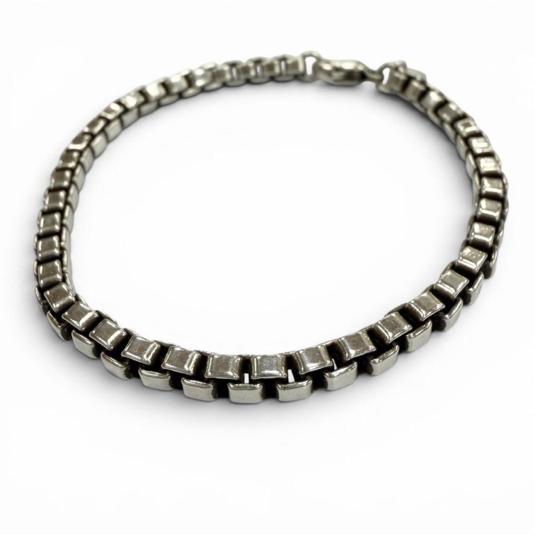 TIFFANY&Co. Tiffany Venetian 925 Chain Bracelet, Silver, Weight 16.1g, Suitable for Women and Men, (1 of 14)
