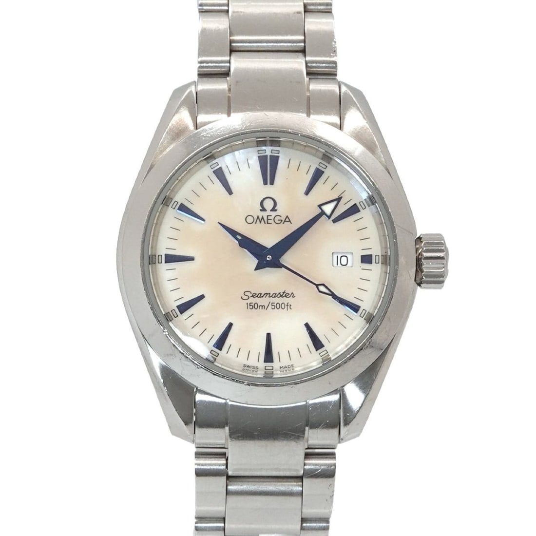 Omega Seamaster Aqua Terra 2577 70 Women's Watch, Date Display, White Shell, Quartz Watch (1 of 16)