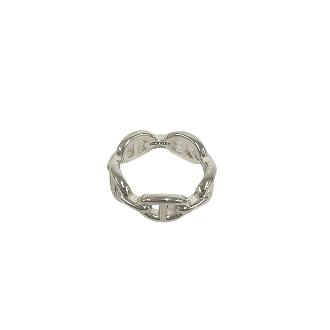 HERMES Chaine d'Ancre Enchainée Ring, Sterling Silver 925, Accessory, Item No. 35517 (1 of 15)