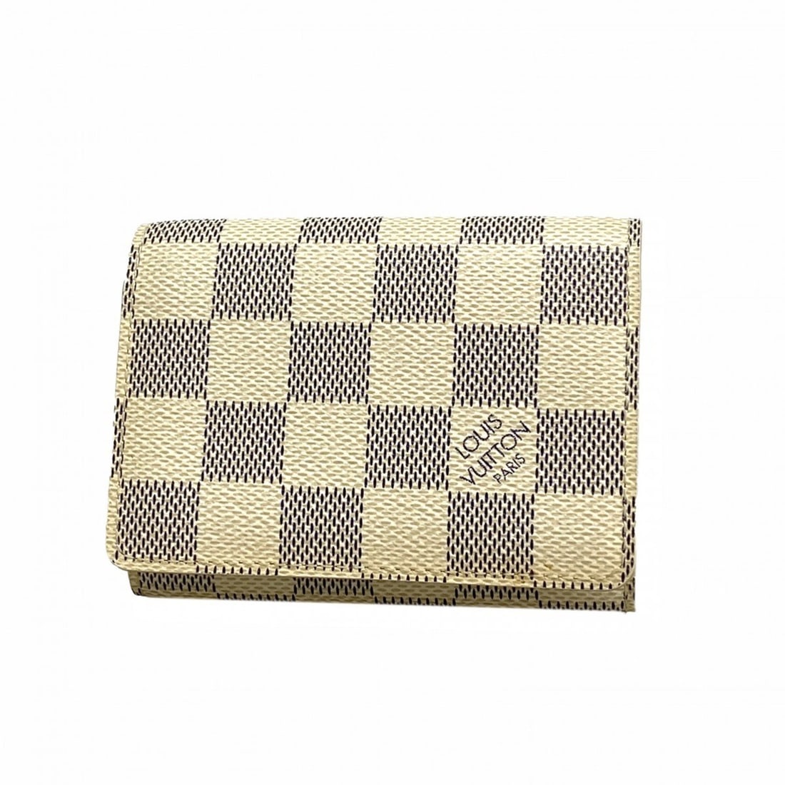 Louis Vuitton Damier Azur Enveloppe Carte de Visite Business Card Holder/Card Case N61746 White (1 of 15)