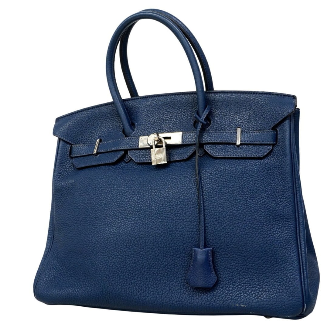 Hermes Birkin 35 Togo Bleu de Bruss Handbag, ?N Stamp (Stamp unclear), Ladies'. (1 of 17)