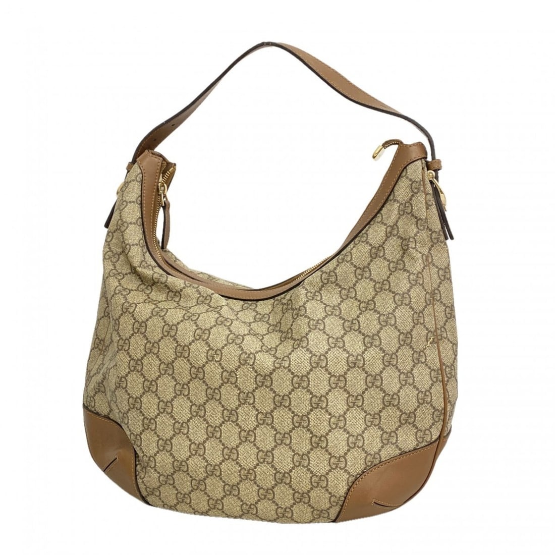 Gucci GG Supreme Shoulder Bag 309618 Beige Brown Champagne Women's: --- Catalog ---Category: SizeSize (HxWxD): 24cm x 37cm x 9.5cm / 9.44'' x 14.56'' x 3.74''Category: DesignType: Shoulder bagColor: Beige, BrownGender: WomenMaterial: PVC Category: GeneralMPN: 309618Br