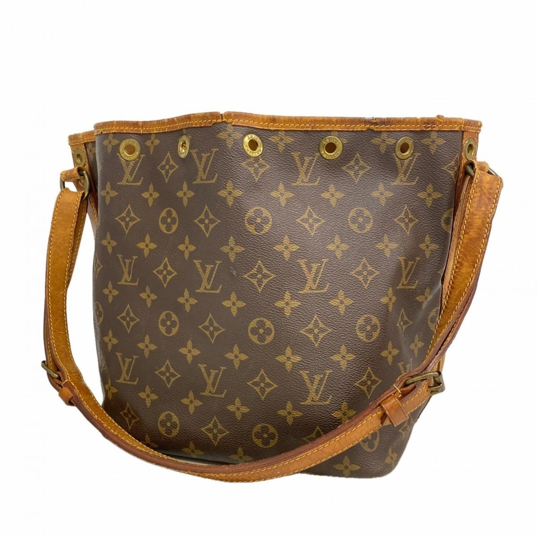 Louis Vuitton Monogram Petit Noé Shoulder Bag M42226 Brown Women's: --- Catalog ---Category: SizeSize (HxWxD): 27cm x 24cm x 18cm / 10.62'' x 9.44'' x 7.08''Category: DesignType: Shoulder bagColor: BrownGender: WomenCategory: GeneralMPN: M42226Brand: Louis Vuitton--- 