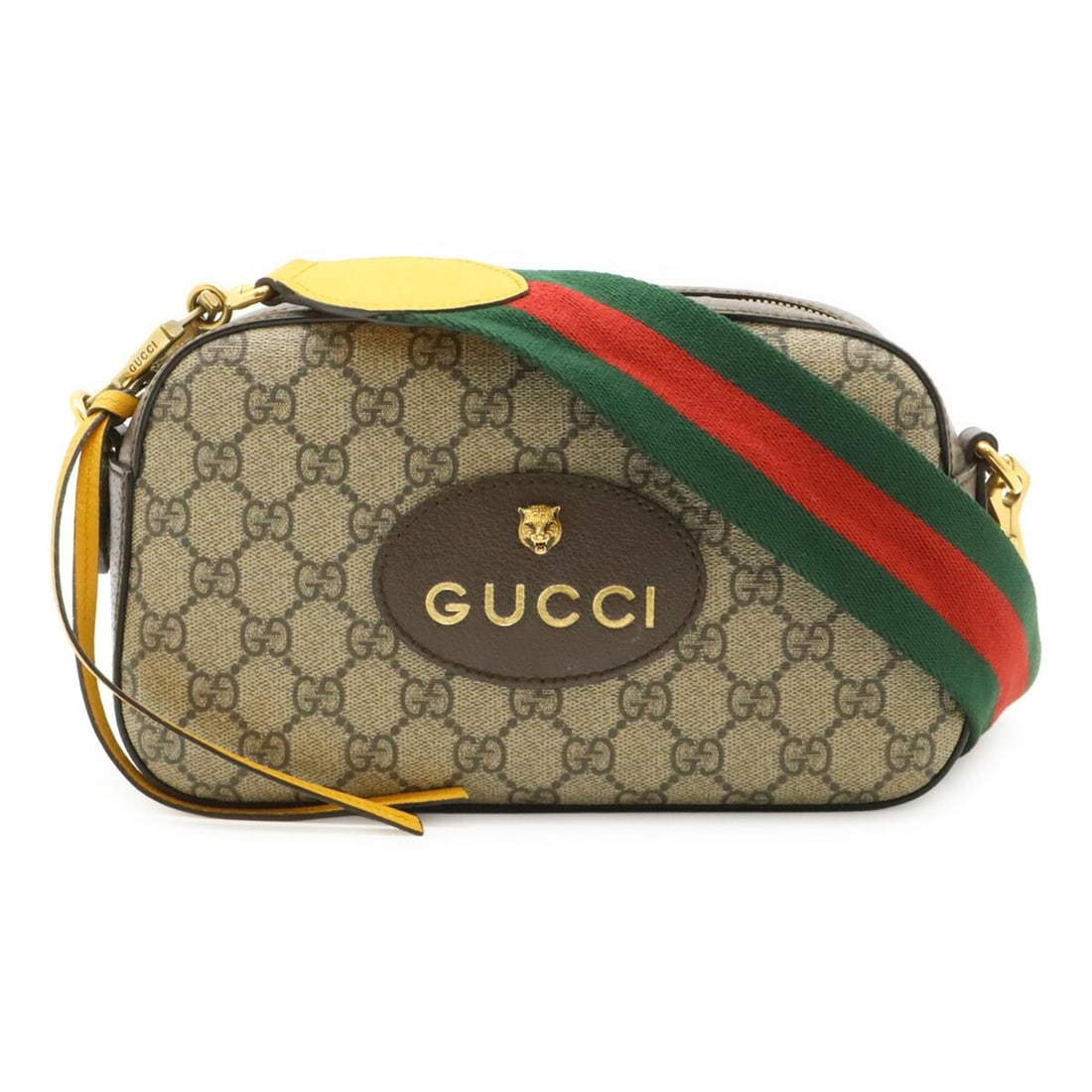 GUCCI GG Small Supreme Neo Handbag Shoulder Bag Clutch Beige 476466 (1 of 10)