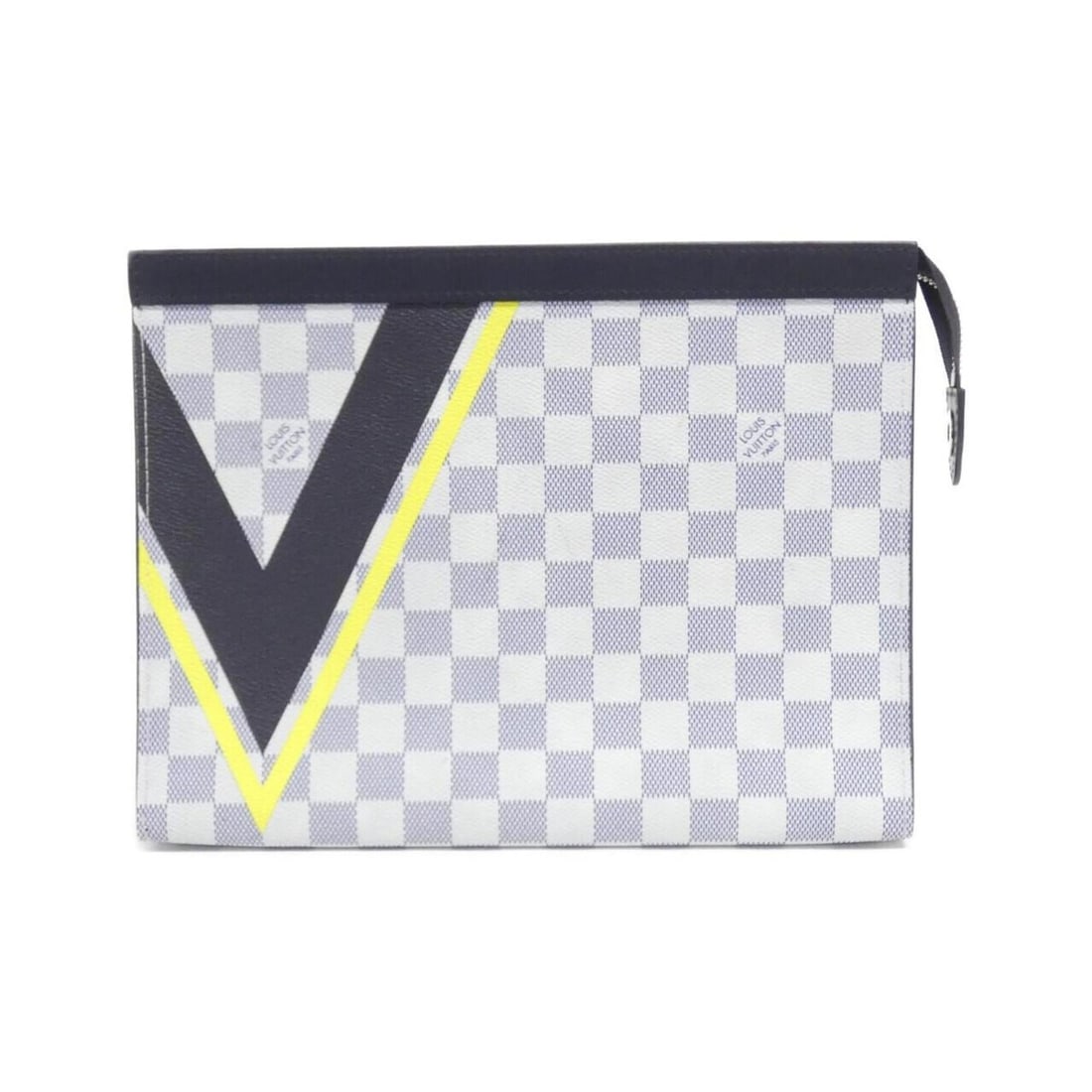 Louis Vuitton Damier Coast (America's Cup) Pochette Voyage MM N60049 Handbag: --- Catalog ---Category: SizeSize (HxWxD): 21cm x 27cm x 3cm / 8.26'' x 10.62'' x 1.18''Category: DesignType: Handbag, PochetteColor: Cobalt, WhiteGender: Men,WomenMaterial: Coated canvas Hardware