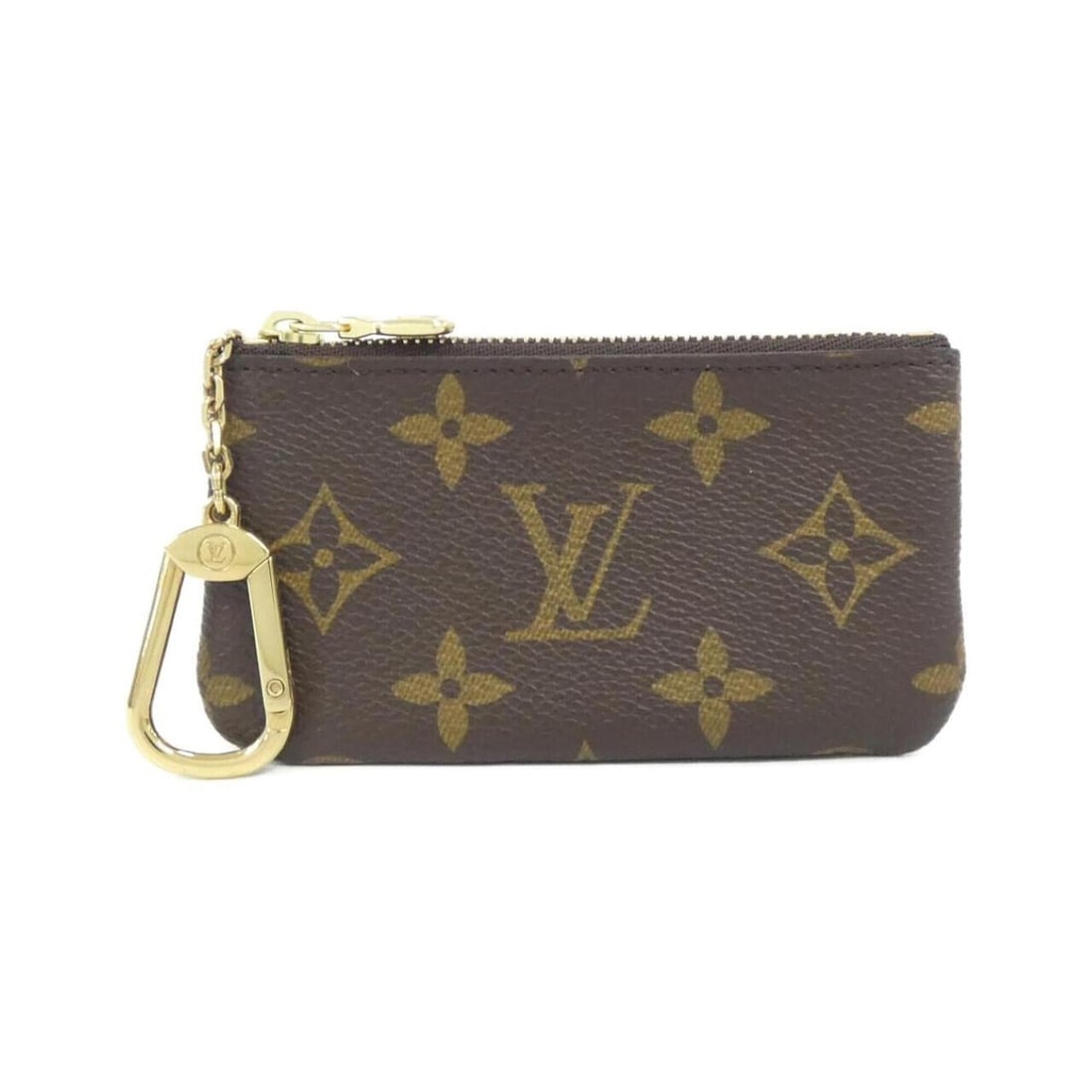 Louis Vuitton Monogram Pochette Clé M62650 Coin & Key Case: --- Catalog ---Category: SizeSize (HxWxD): 7cm x 12cm x 1cm / 2.75'' x 4.72'' x 0.39''Category: DesignType: Coin purse/coin caseColor: MarronGender: Men,WomenMaterial: Coated canvas Category: