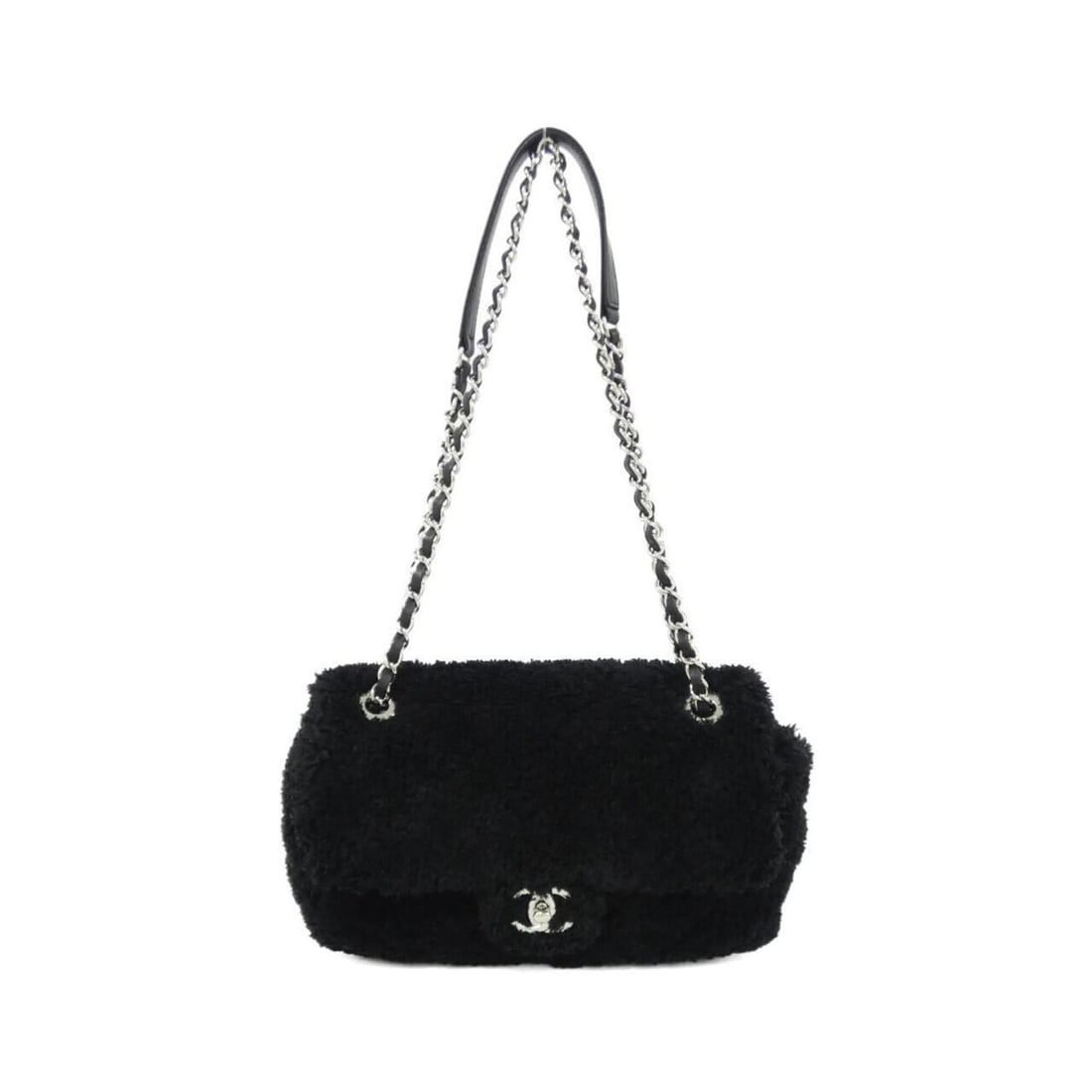 Chanel shoulder bag: --- Catalog ---Category: SizeSize (HxWxD): 15cm x 25cm x 7cm / 5.9'' x 9.84'' x 2.75''Category: DesignType: Shoulder bagColor: BlackGender: WomenMaterial: Leather Hardware Color: SilverLeather/Fur