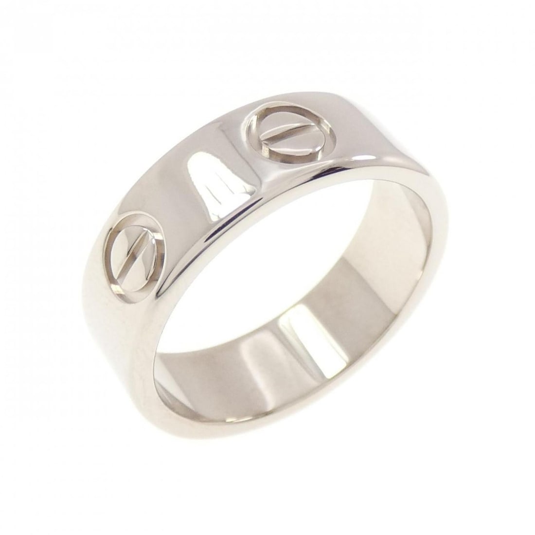 Cartier Love Ring: --- Catalog ---Category: SizeUS Size: 5Brand Size: 49Category: DesignType: Band ringGender: WomenMaterial: White gold (18K)Category: GeneralMPN: B4084700Brand: Cartier--- Item List ---Section: Conditi