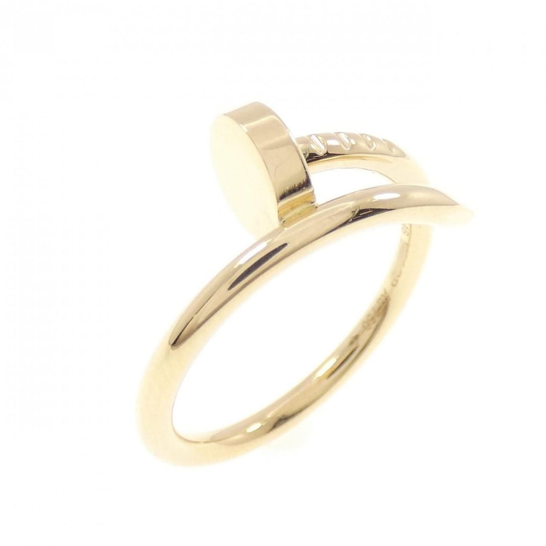 Cartier Juste un Clou Small Ring: --- Catalog ---Category: SizeUS Size: 3.5Brand Size: 46Category: DesignType: Band ringGender: WomenMaterial: Yellow gold (18K)Category: GeneralMPN: B4225900Brand: Cartier--- Item List ---Section: