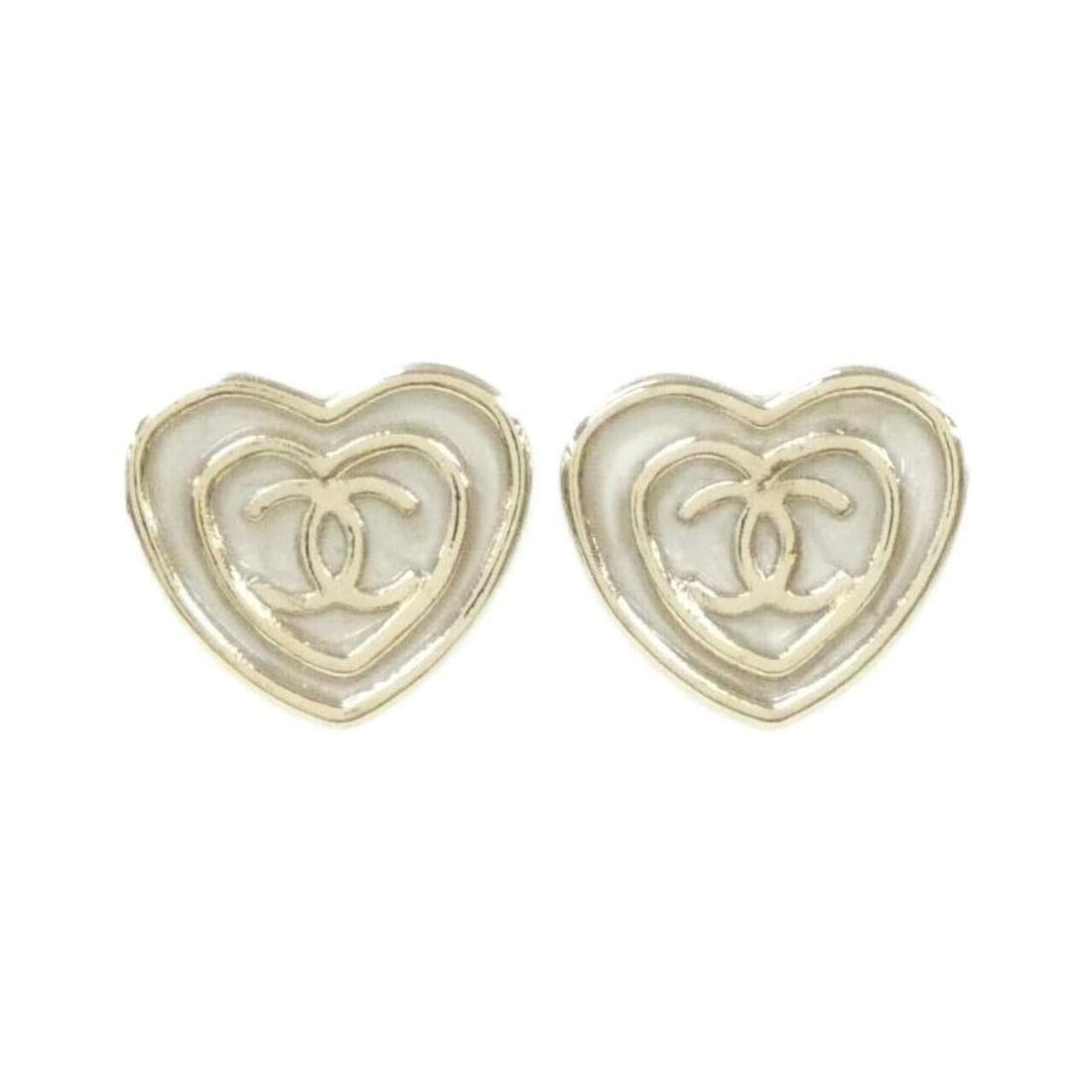 Chanel ABD346 Earrings: --- Catalog ---Category: SizeSize (HxWxD): 12.00mm x 13.00mm / 0.47'' x 0.51''Category: DesignType: Stud earringsColor: Gold, WhiteGender: WomenCategory: GeneralMPN: ABD346Brand: Chanel--- Item List