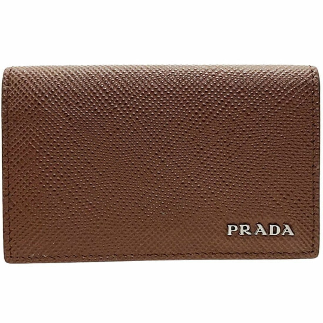 Prada Card Case, Business Holder, Saffiano Leather, Brown, 2MC122 PRADA Holder SAFFIANO CUIR: --- Catalog ---Category: DesignType: Card caseColor: Black, BrownGender: Women,MenCategory: GeneralMPN: 2MC122Brand: PradaCountry of Origin: ItalyCategory: Physical PropertiesSize (HxWxD): 6.8cm x 11c