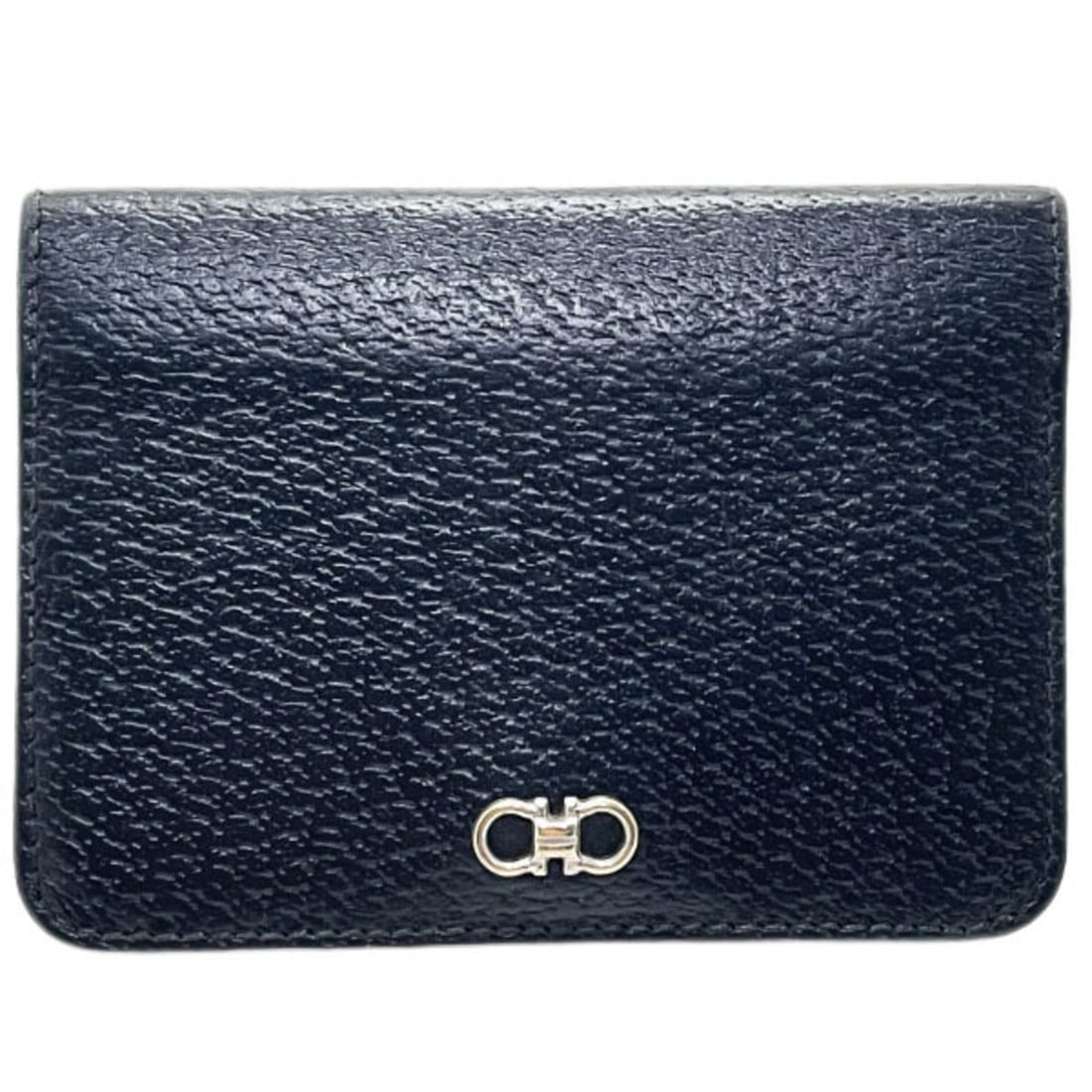 Salvatore Ferragamo Card Case Gancini Holder Leather Black 66 5577 Icon Double Business XW-16655: --- Catalog ---Category: DesignType: Card caseColor: BlackGender: Women,MenMaterial: Leather Category: GeneralMPN: 66 5577Brand: Salvatore FerragamoCountry of Origin: ItalyCategory: Physical Propertie