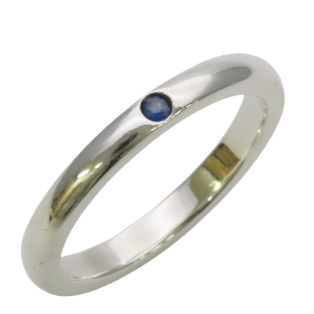 Tiffany & Co. Stackable Sapphire Ring, Approx. 2.4g, Blue, Elsa Peretti Design, 1 Stone, Women's.: --- Catalog ---Category: SizeWidth: 2.3mm / 0.09''Weight: 2.4g / 0.08oz.JP Size: 10US Size: 5.5Category: DesignType: Band ringColor: SilverStone: SapphireGender: WomenMaterial: Silver 925Stone Color: 