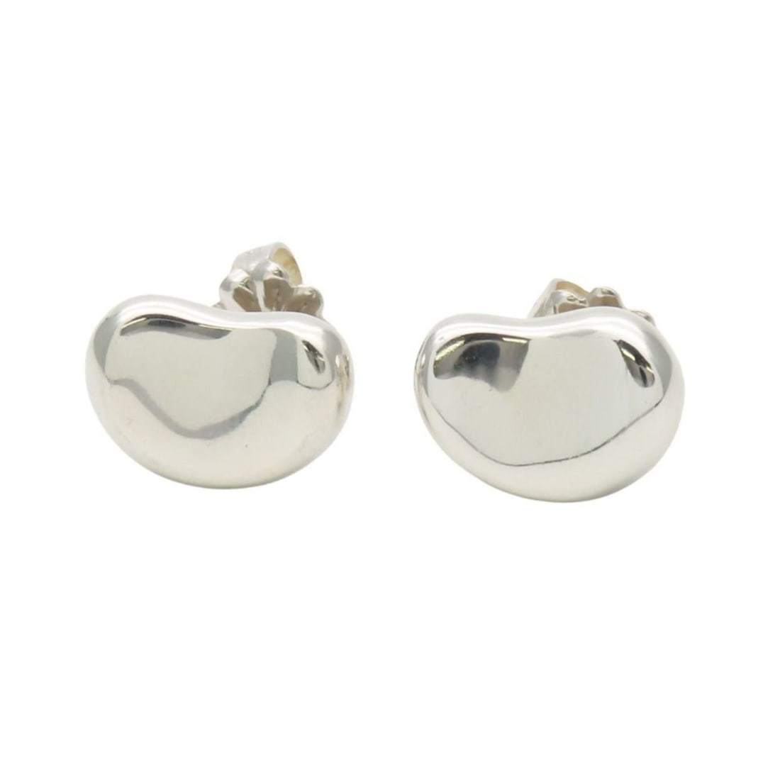 Tiffany & Co. Bean Earrings, Sterling Silver 925, Elsa Peretti, Women's.: --- Catalog ---Category: SizeWeight: 2.5g / 0.08oz.Size (HxWxD): 8.00mm x 11.50mm / 0.31'' x 0.45''Category: DesignType: Stud earringsColor: SilverGender: WomenMaterial: Silver 925Category: GeneralLin