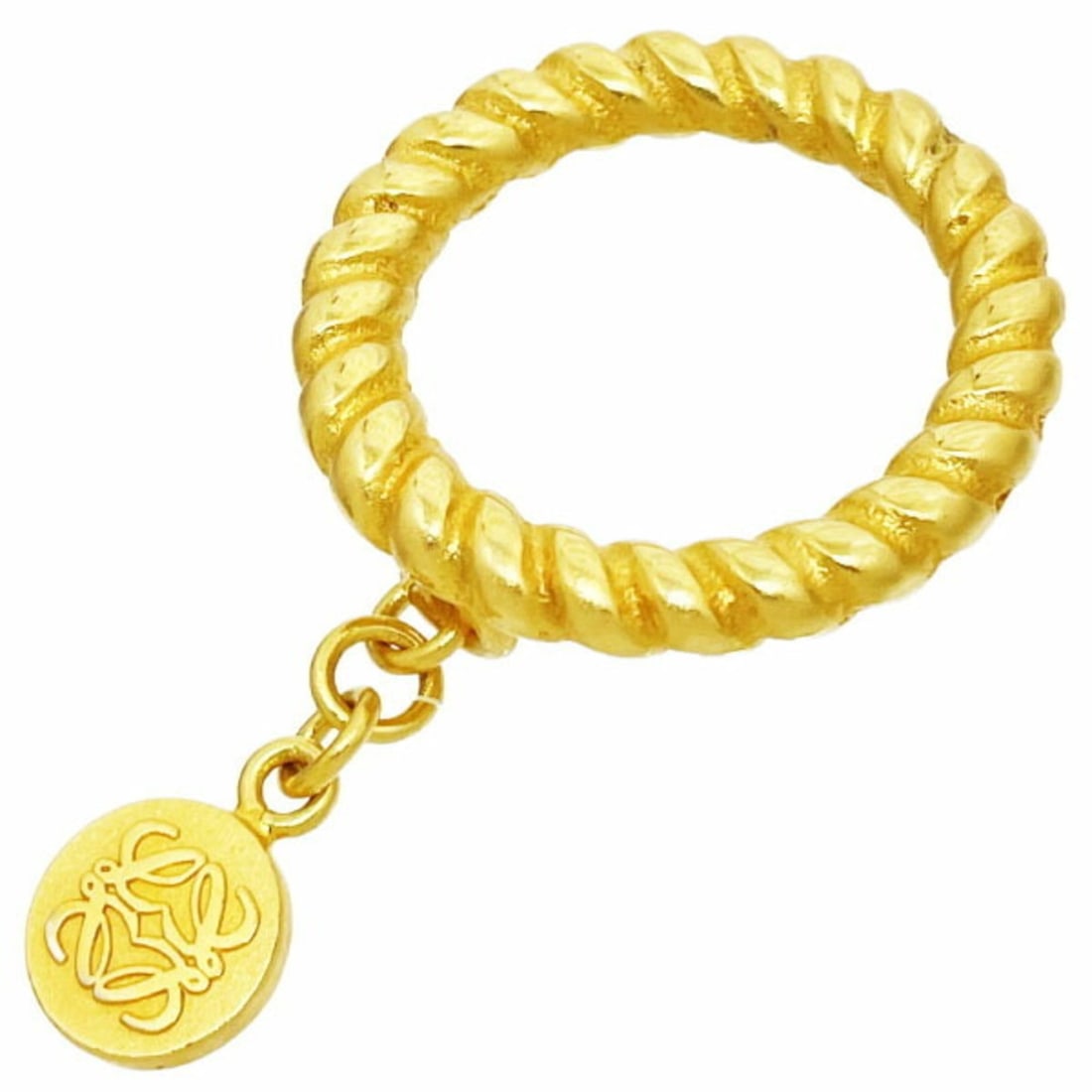 Loewe Scarf Ring Anagram LOEWE Holder Twisted SS-14707 (1 of 9)