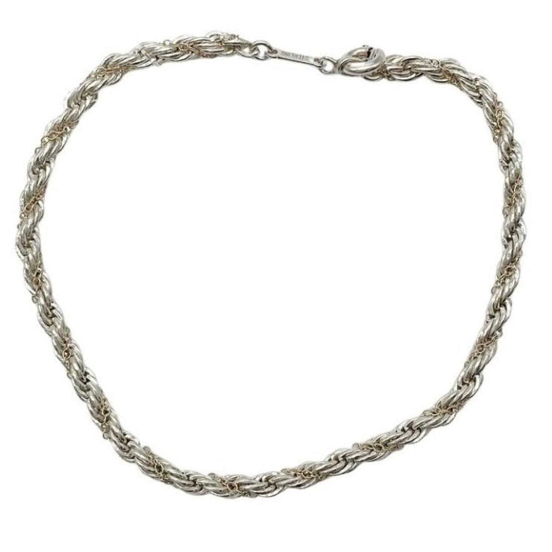 Tiffany & Co. Bracelet, Silver and Gold, SV925, Women's, Twist Chain Combination (1 of 6)