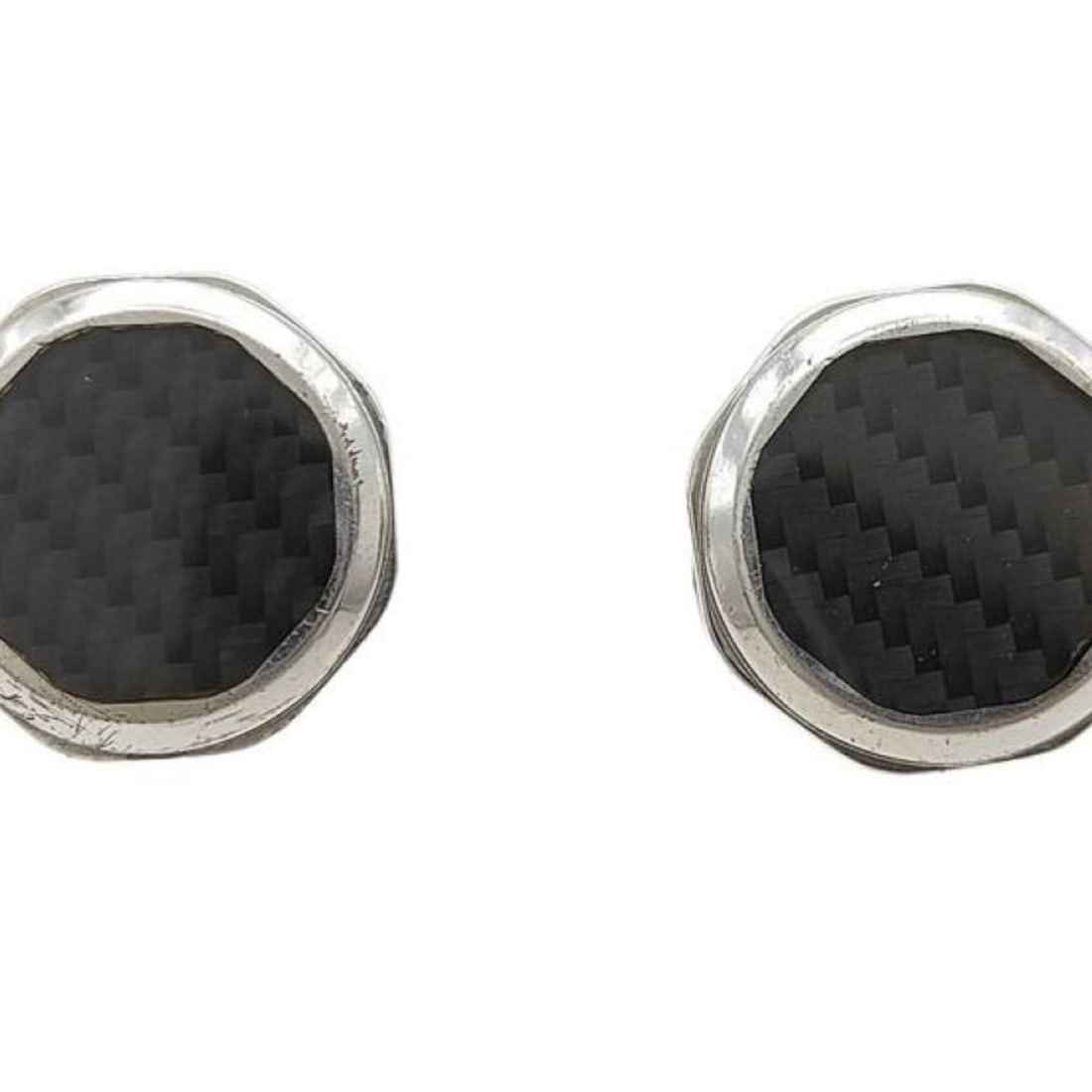 BVLGARI Octo Cufflinks, Black Silver AG925 Carbon, Men's Cufflinks: --- Catalog ---Category: SizeSize (HxWxD): 12.00mm x 12.00mm / 0.47'' x 0.47''Category: DesignType: CufflinksColor: Black, SilverGender: MenMaterial: Silver 925Category: GeneralBrand: BvlgariCountry o