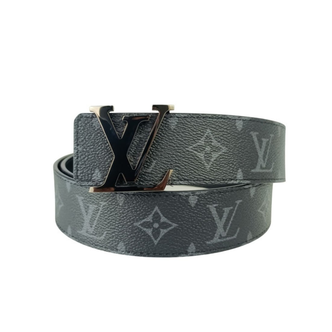 LOUIS VUITTON Louis Vuitton Belt Ceinture M9043 Black Monogram Eclipse Men's (1 of 9)