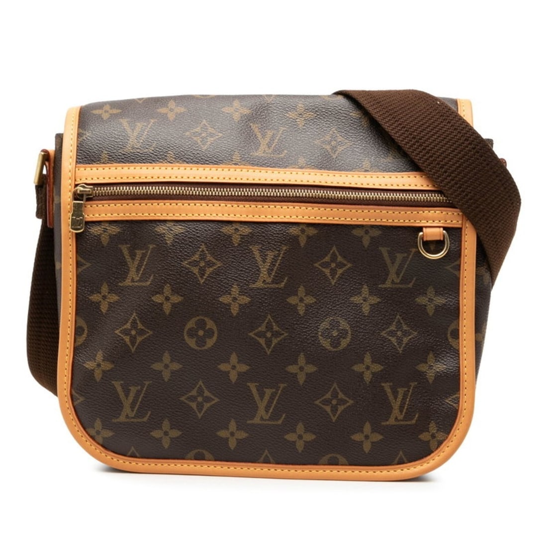 Louis Vuitton Monogram Messenger Bosphore PM Crossbody Shoulder Bag M40106 Brown Leather Women's (1 of 10)