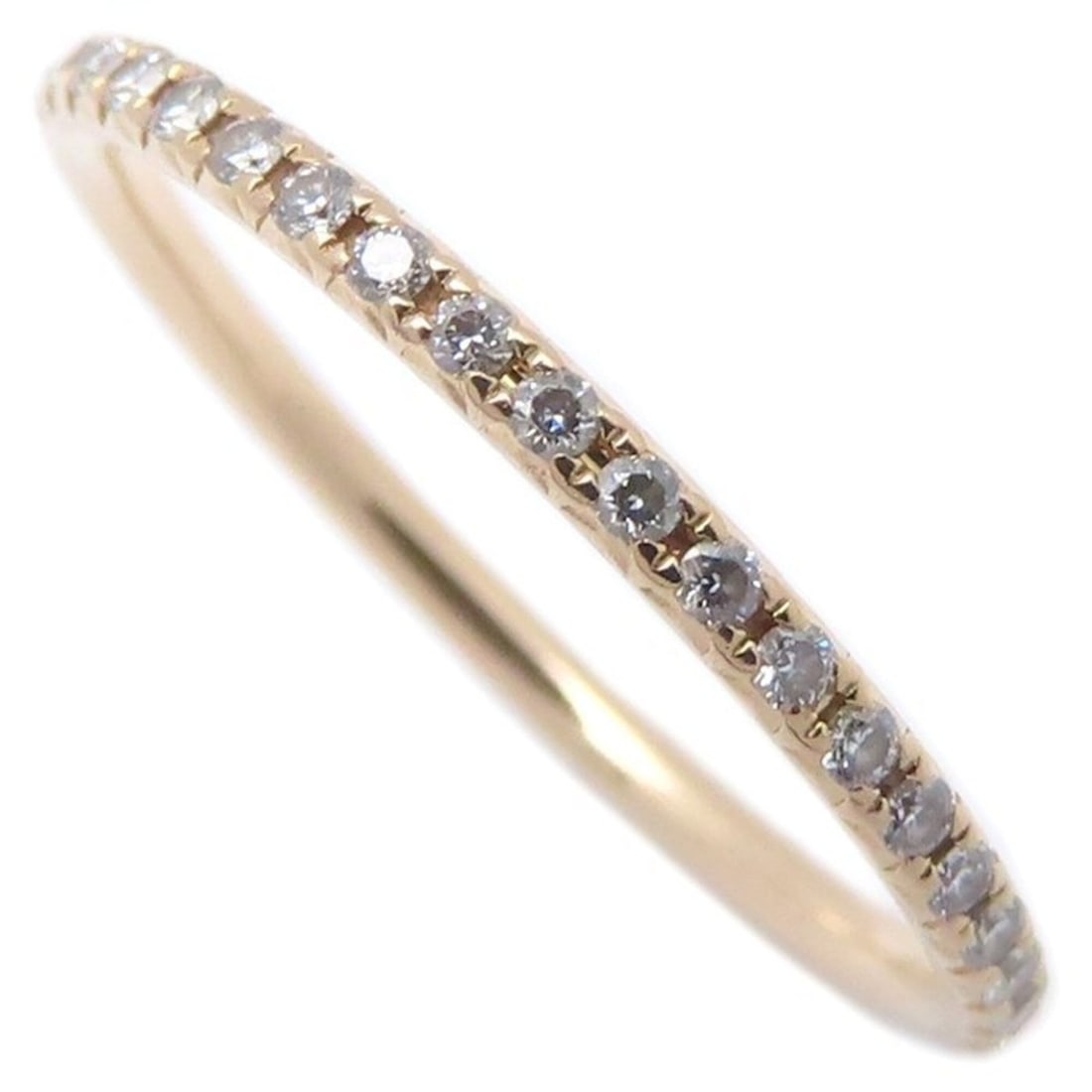 TIFFANY&Co. Tiffany Metro Full Circle Ring, Diamond, Size 11.5, 18K Pink Gold, Women's /295598 (1 of 9)