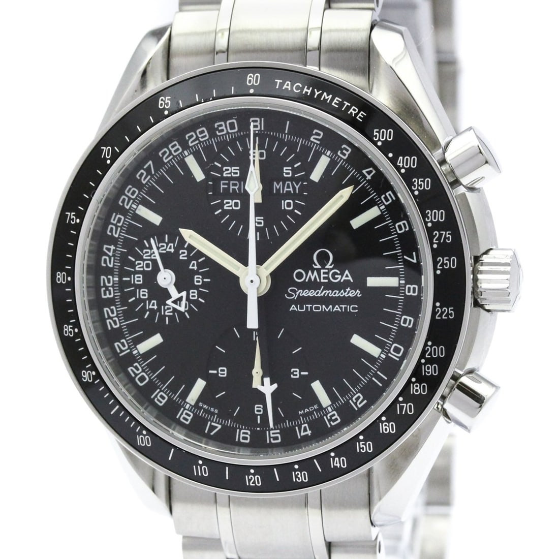 OMEGA Speedmaster Mark 40Steel Automatic Mens Watch 3520.50 Polished (1 of 9)