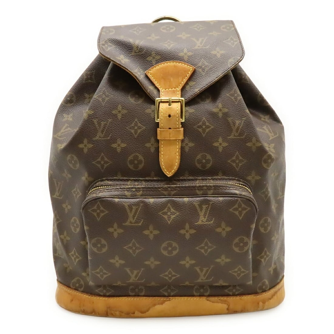 LOUIS VUITTON Louis Vuitton Monogram Montsouris GM Backpack Shoulder Bag M51135 (1 of 10)