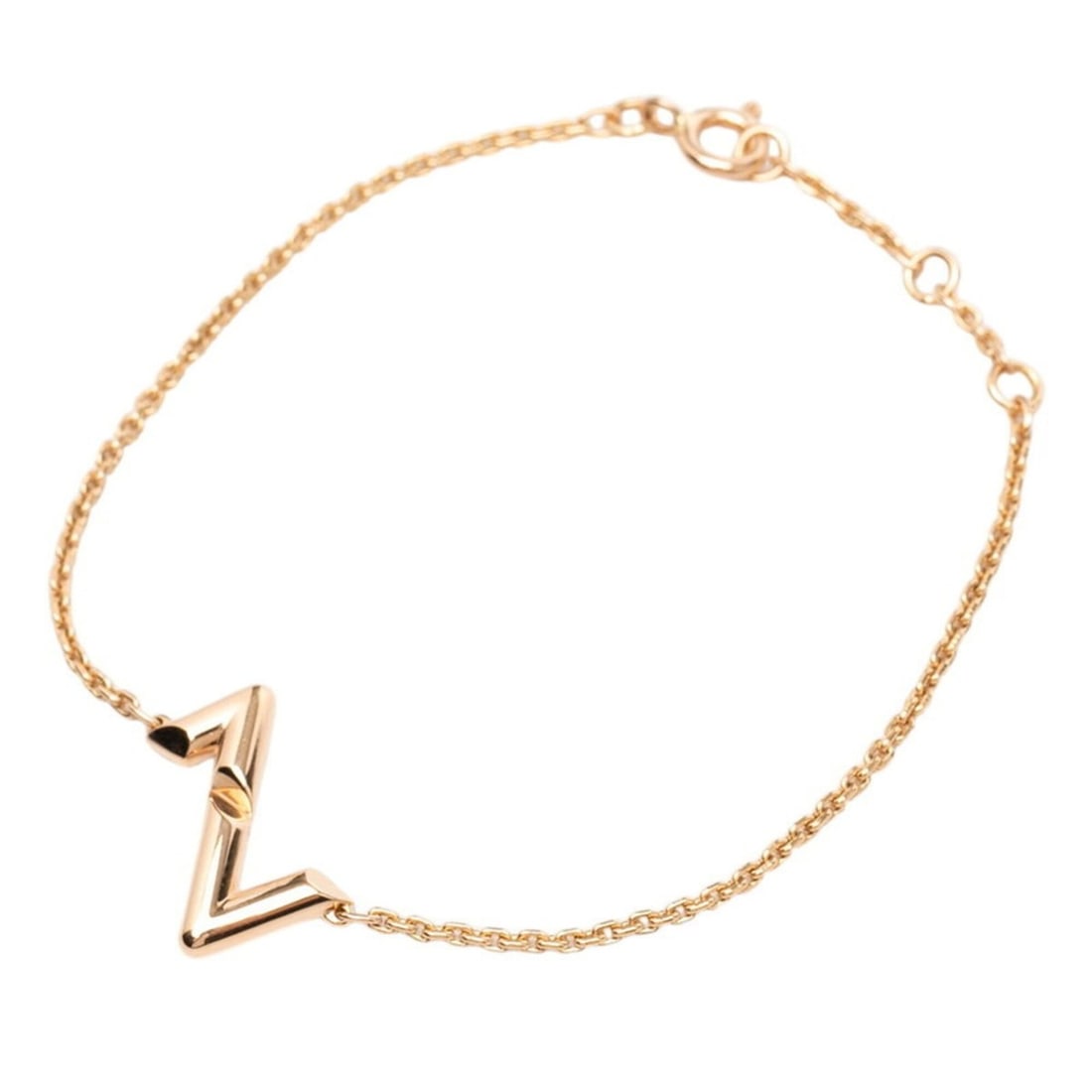 Louis Vuitton LV Vault Upside Down Bracelet Q95977 18KPG Pink Gold Au750 Women's LOUIS VUITTON: --- Catalog ---Category: SizeLength: 16.5cm / 6.49''Category: DesignType: Charm braceletGender: WomenMaterial: Pink gold (18K)Category: GeneralBrand: Louis Vuitton--- Item List ---Section: ConditionRa