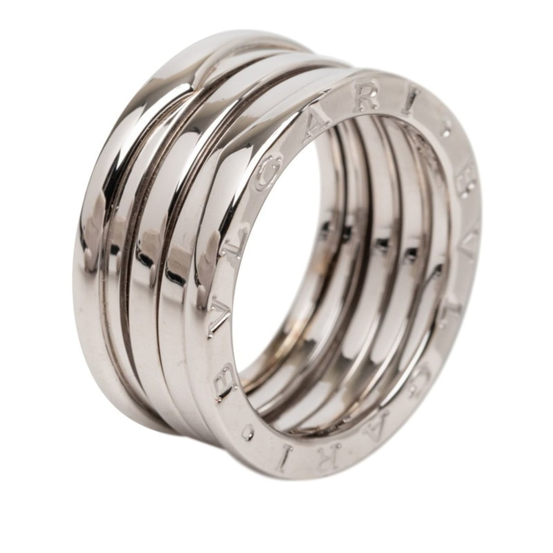 Bulgari B.zero1 Ring, Size #58, 18KWG White Gold 750, Women's, BVLGARI: --- Catalog ---Category: SizeJP Size: 16.5US Size: 8Category: DesignType: Band ringGender: WomenMaterial: White gold (18K)Category: GeneralBrand: Bvlgari--- Item List ---Section: ConditionRanking: Ran