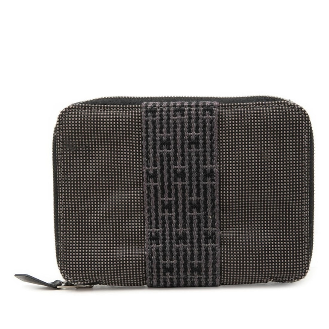 Hermes Herline Purse PM Bi-fold Wallet, Gray, Polyester/Polyamide, Women's HERMES: --- Catalog ---Category: SizeSize (HxWxD): 10cm x 13.5cm x 1.5cm / 3.93'' x 5.31'' x 0.59''Category: DesignType: Wallet (bi-fold)Color: GrayGender: WomenMaterial: Polyester , Polyamide Category: Gener