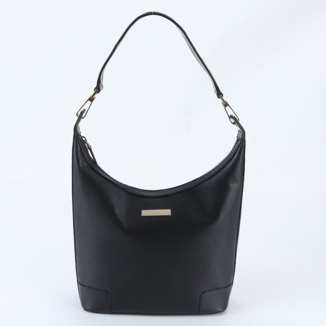 Gucci Hobo 001 4204 Leather One-Shoulder Bag, Shoulder Handbag, Black, Women's (1 of 9)