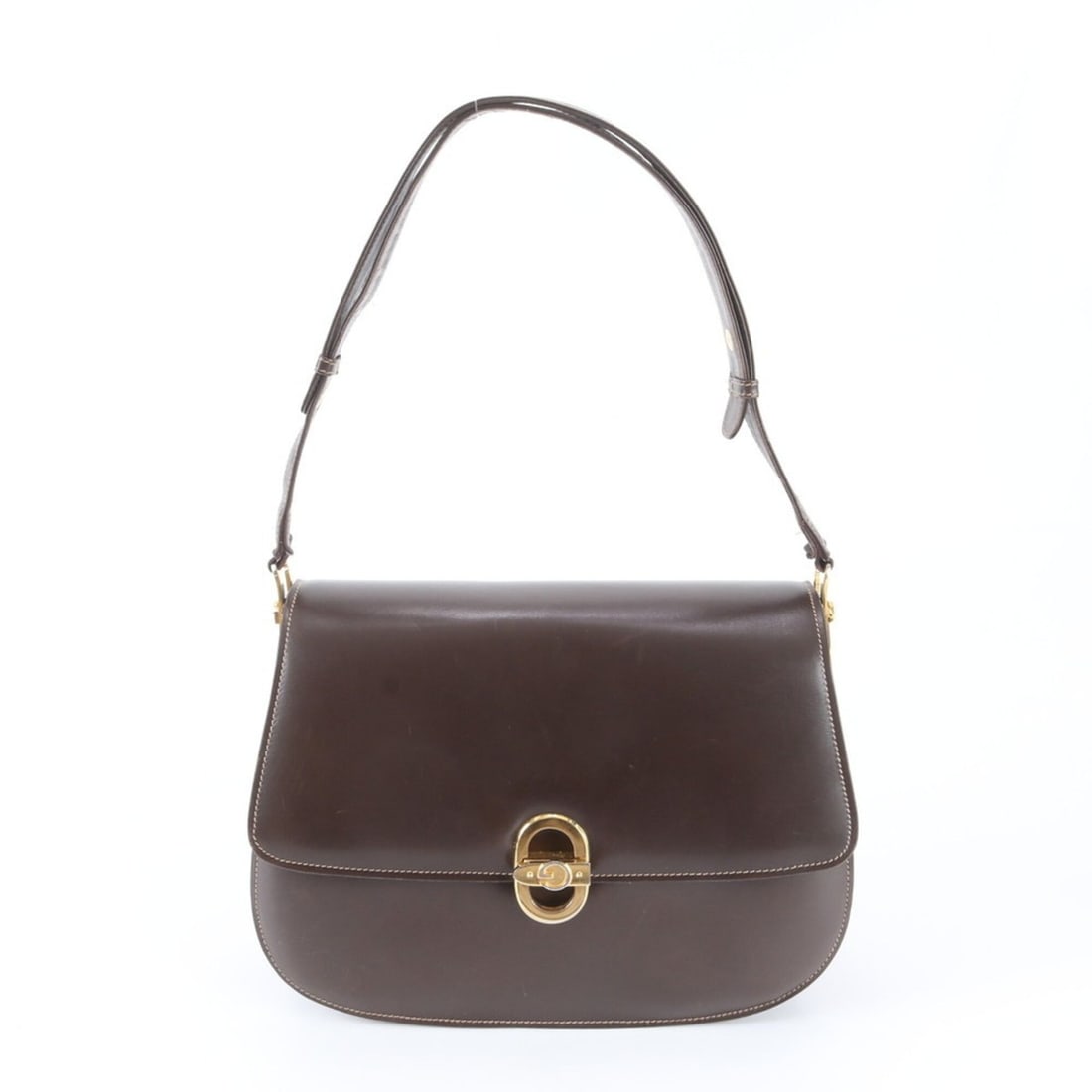 Gucci Leather 2-Way Shoulder Bag, Tote Handbag, Brown, Brand Name, Women's (1 of 9)