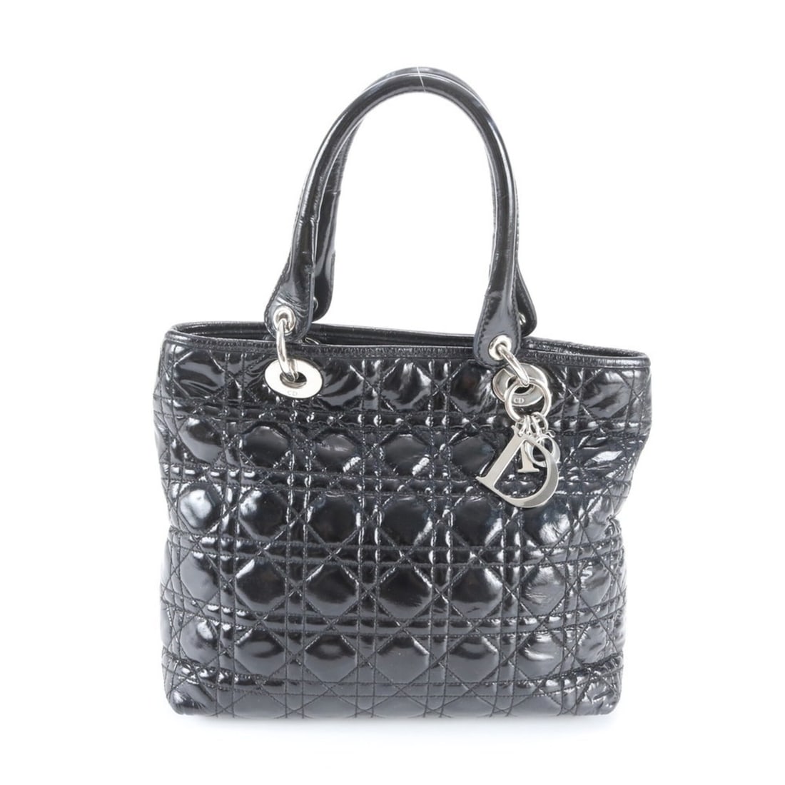 Christian Dior Lady Cannage Leather Tote Bag Handbag Shoulder Black Women's: --- Catalog ---Category: SizeSize (HxWxD): 22cm x 28cm x 11cm / 8.66'' x 11.02'' x 4.33''Category: DesignType: Shoulder bag, Tote bagColor: BlackGender: WomenMaterial: Leather Category: GeneralBrand: