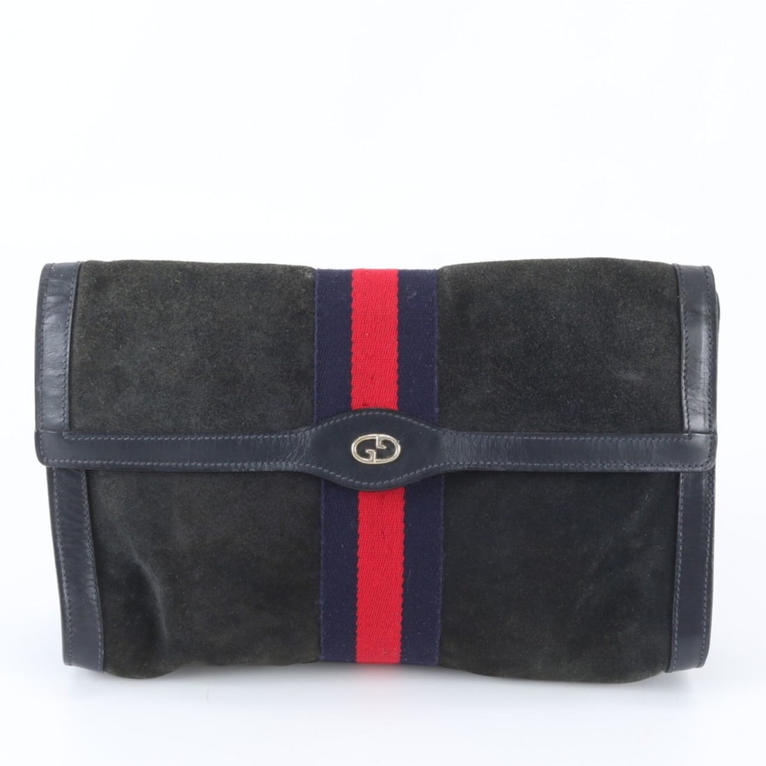 Gucci Sherry Line Leather Second Bag Clutch Handbag Pouch Black Brand Men's: --- Catalog ---Category: SizeSize (HxWxD): 18cm x 27cm x 8cm / 7.08'' x 10.62'' x 3.14''Category: DesignType: Clutch bag, PouchColor: BlackGender: MenMaterial: Leather Category: GeneralBrand: