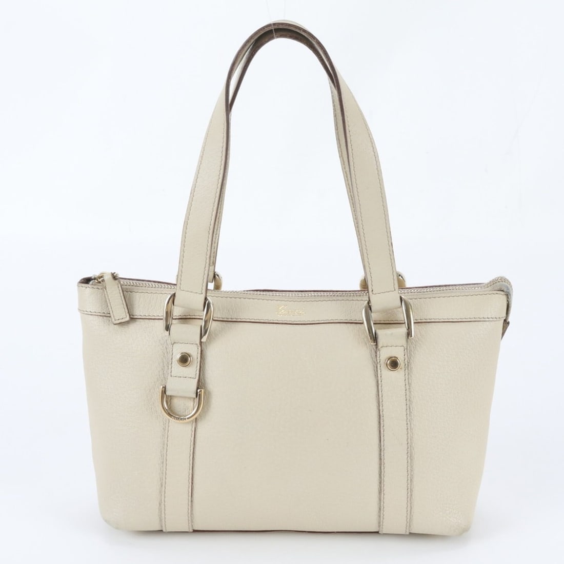 Gucci Abbey 141471 Leather Handbag Tote Bag with Control Card for Women (1 of 9)