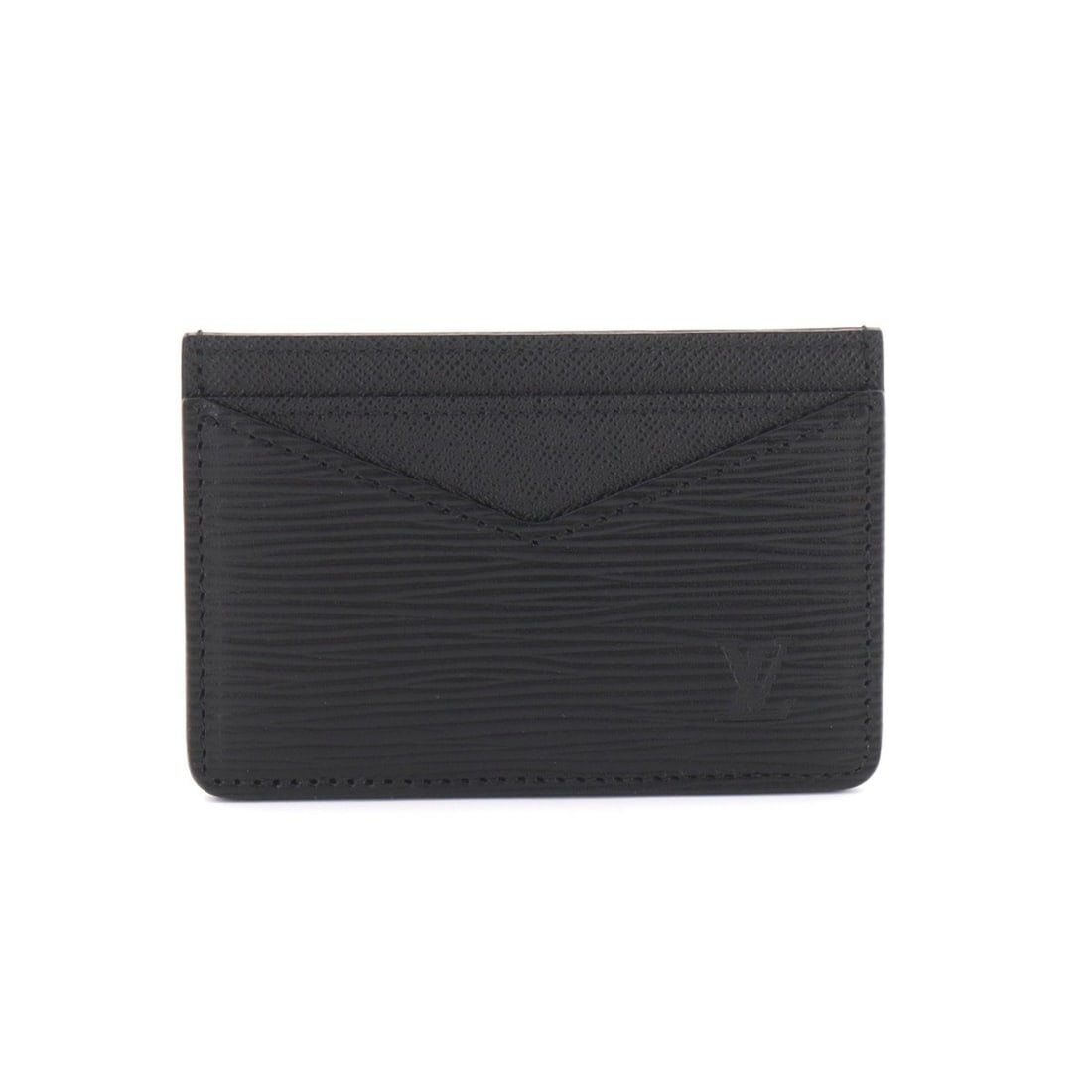 Louis Vuitton Epi Neo Portecarte Business Card Holder/Card Case, Leather, Noir Black, M67210 RFID: --- Catalog ---Category: DesignType: Card caseColor: Black, NoirGender: WomenMaterial: Epi leather Category: GeneralMPN: M67210Brand: Louis VuittonCountry of Origin: FranceCategory: Physical Propertie