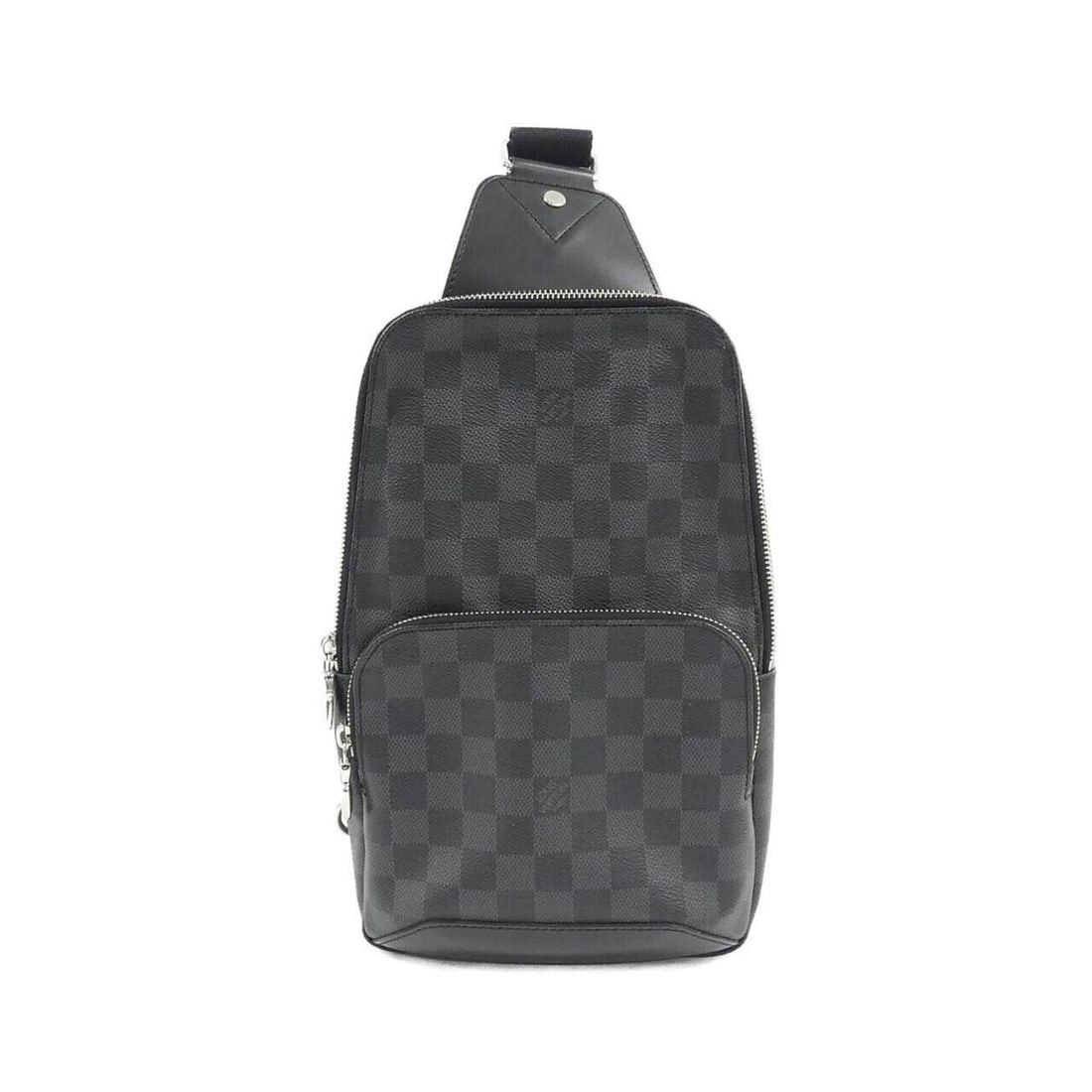 Louis Vuitton Damier Graphite Avenue Sling Bag N41719 Shoulder: --- Catalog ---Category: SizeWeight: 500g / 1.1lb.Size (HxWxD): 31cm x 20cm x 9cm / 12.2'' x 7.87'' x 3.54''Strap Length: 100cm / 39.36''Category: DesignType: Shoulder bagColor: GraphiteGender: