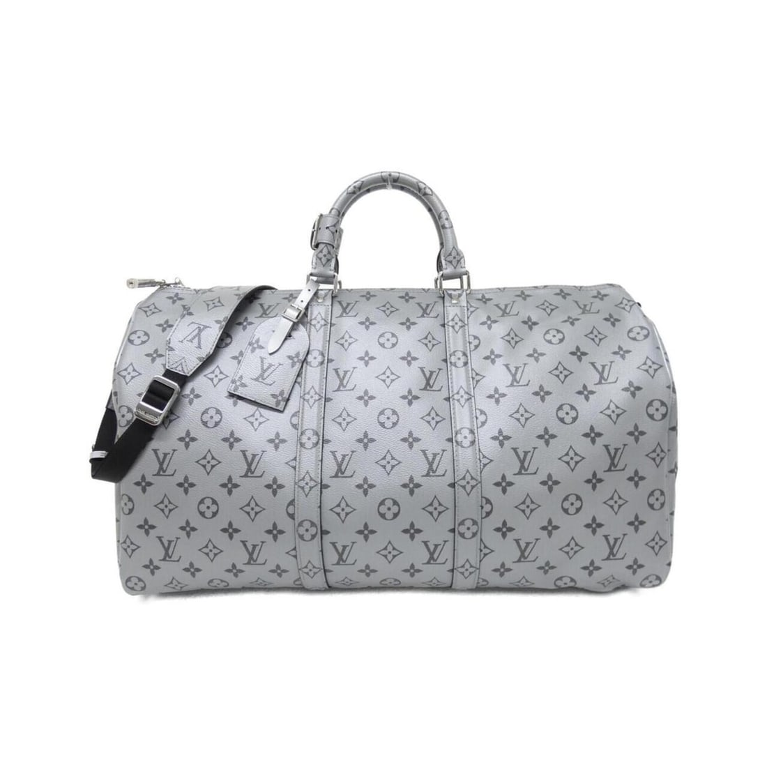 Louis Vuitton Monogram Silver Keepall Bandoulière 50cm M43848 Boston Bag: --- Catalog ---Category: SizeWeight: 1.46kg / 3.21lb.Size (HxWxD): 29cm x 50cm x 23cm / 11.41'' x 19.68'' x 9.05''Strap Length: 149cm / 58.66''Handle Length: 32cm / 12.59''Category: DesignType: Boston
