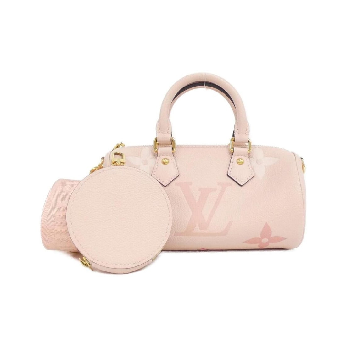 Louis Vuitton Monogram Empreinte (By the Pool) Papillon BB M45707 Shoulder Bag: --- Catalog ---Category: SizeSize (HxWxD): 10cm x 20cm x 10cm / 3.93'' x 7.87'' x 3.93''Category: DesignType: Pouch, Shoulder bagColor: Monogram, RoseGender: WomenMaterial: Monogram Empreinte