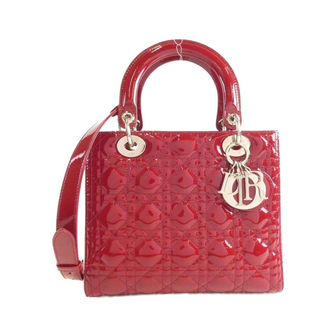 Christian Dior Lady Medium VRB44551 Handbag: --- Catalog ---Category: SizeSize (HxWxD): 20cm x 24cm x 11cm / 7.87'' x 9.44'' x 4.33''Category: DesignType: HandbagColor: Red colorGender: WomenCategory: GeneralMPN: VRB44551Brand: Christian