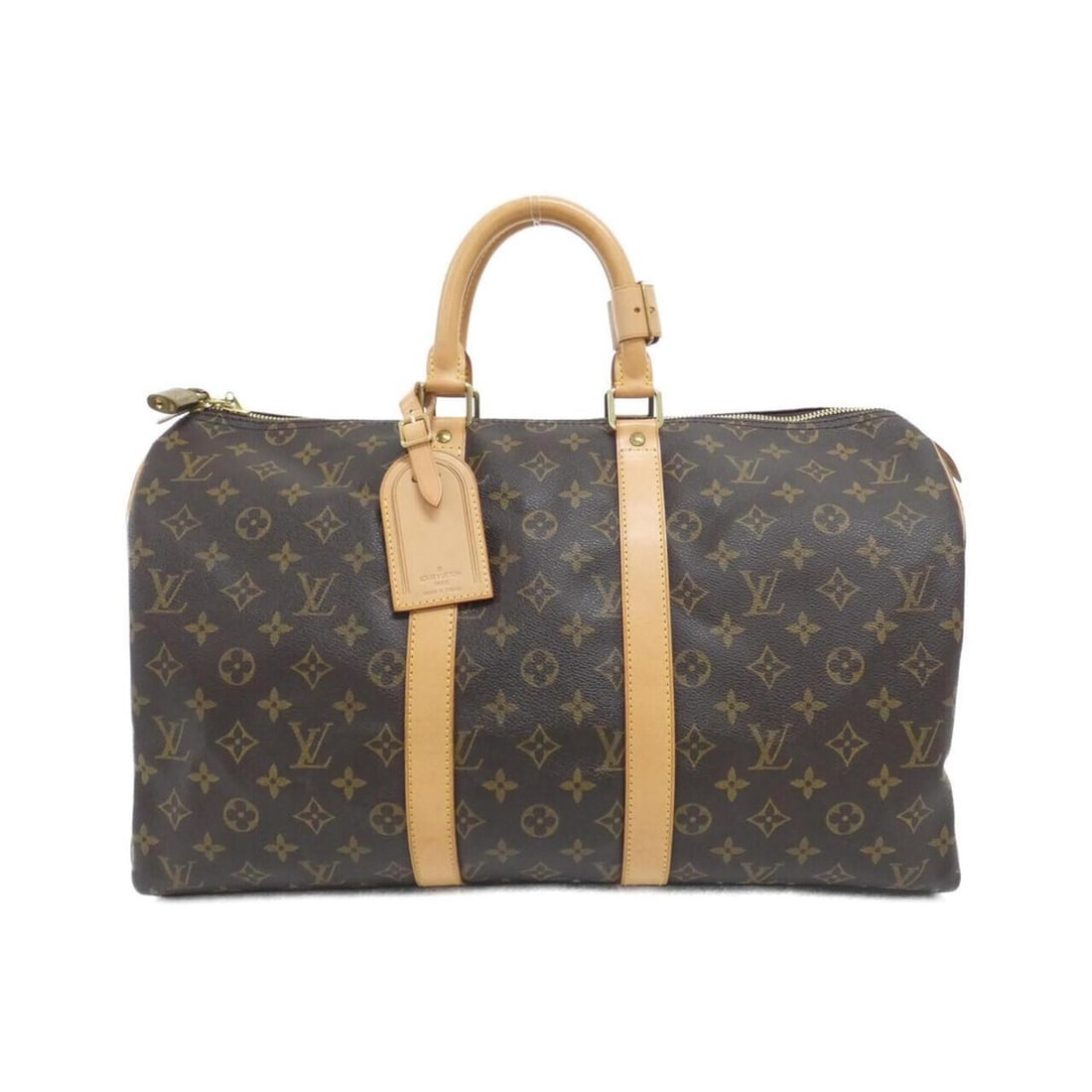 Louis Vuitton Monogram Keepall 45cm M41428 Boston Bag: --- Catalog ---Category: SizeWeight: 820g / 1.8lb.Size (HxWxD): 27cm x 45cm x 20cm / 10.62'' x 17.71'' x 7.87''Handle Length: 28cm / 11.02''Category: DesignType: Boston bagColor: MarronGender: