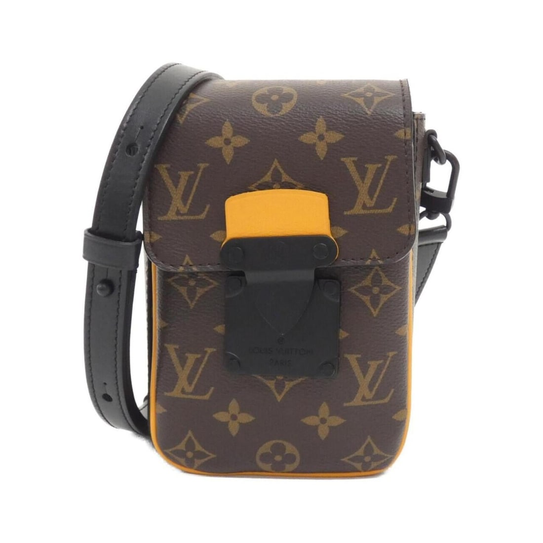 Louis Vuitton Monogram Macassar S-Lock Vertical Wearable Wallet M82535 Shoulder Bag: --- Catalog ---Category: SizeWeight: 450g / 15.87oz.Size (HxWxD): 19cm x 12cm x 7cm / 7.48'' x 4.72'' x 2.75''Strap Length: 108.5cm - 132cm / 42.71'' - 51.96''Category: DesignType: Shoulder bagColor: