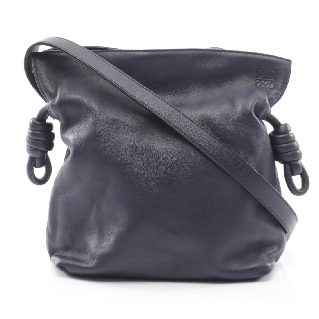 Loewe Flamenco Clutch Mini Shoulder Bag Handbag Leather Women's Navy: --- Catalog ---Category: SizeSize (HxWxD): 19cm x 22cm x 9cm / 7.48'' x 8.66'' x 3.54''Category: DesignType: Handbag, Shoulder bagColor: NavyGender: WomenMaterial: Leather Category: GeneralBrand: