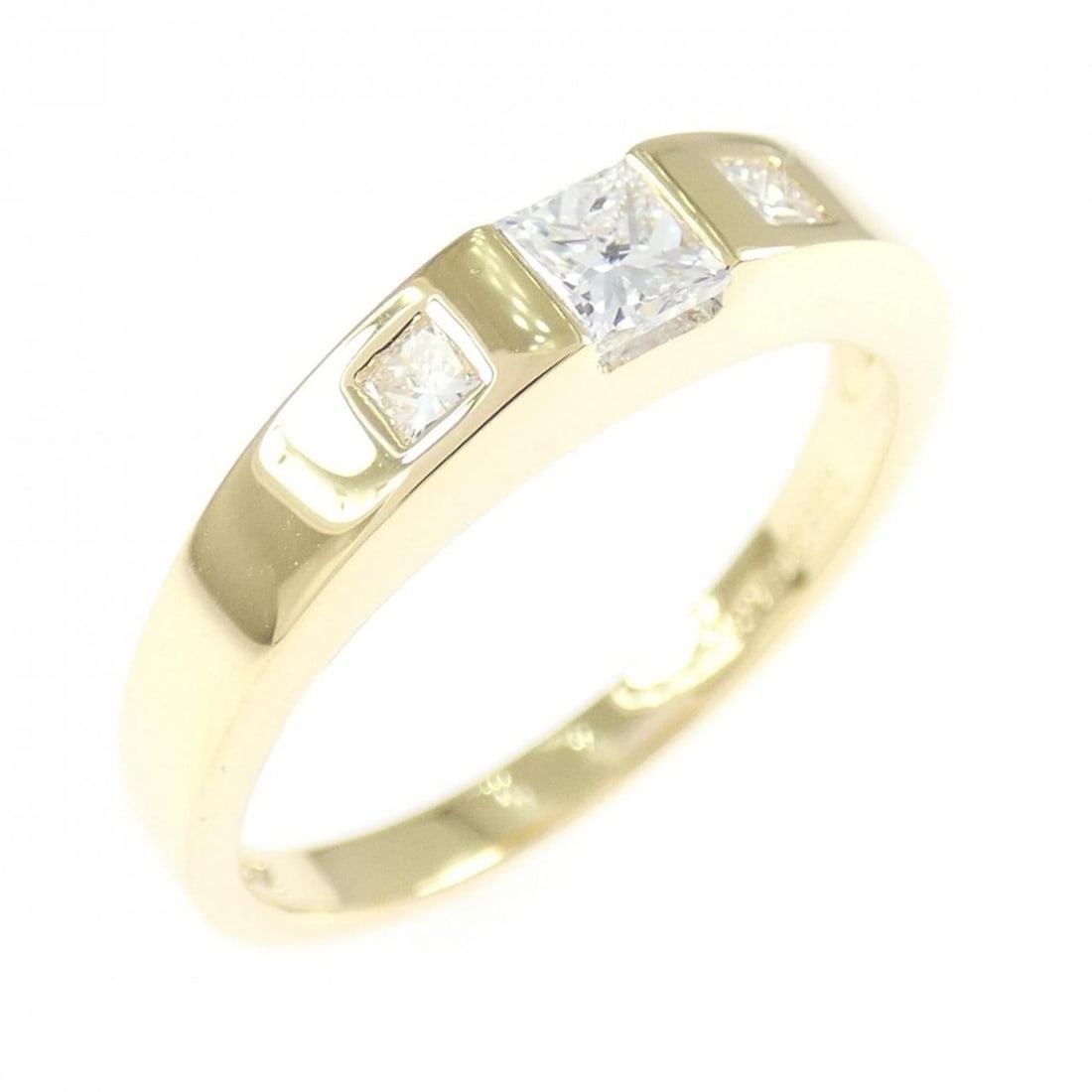 Tiffany diamond ring: --- Catalog ---Category: SizeJP Size: 14.5US Size: 7Category: DesignType: Band ringGender: WomenMaterial: Yellow gold (18K)Category: GeneralBrand: Tiffany--- Item List ---Section: ConditionRanking: