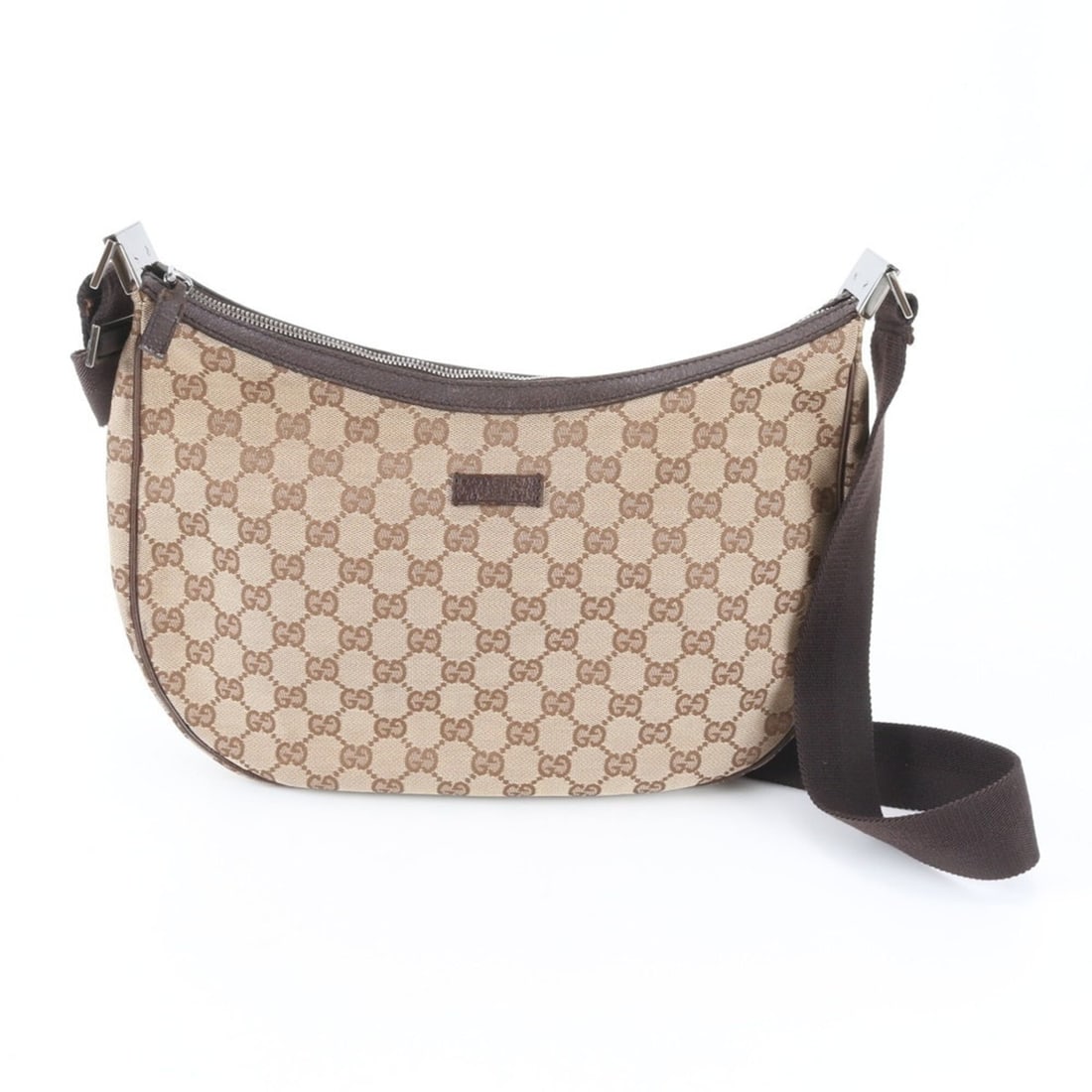 Gucci GG Canvas 122790 Leather Shoulder Bag, Crossbody Handbag, Brown, Men's: --- Catalog ---Category: SizeSize (HxWxD): 24cm x 30cm x 5cm / 9.44'' x 11.81'' x 1.96''Category: DesignType: Handbag, Shoulder bagColor: Beige, BrownGender: Men,WomenMaterial: Leather , Canvas
