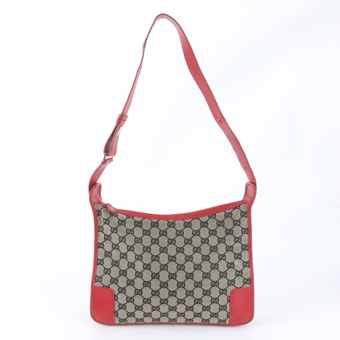 Gucci GG Canvas 001 4205 Leather Shoulder Bag, Tote Handbag, Brand Name, Women's: --- Catalog ---Category: SizeSize (HxWxD): 23cm x 30cm x 8cm / 9.05'' x 11.81'' x 3.14''Category: DesignType: Handbag, Shoulder bag, Tote bagColor: Beige, Black, Red colorGender: WomenMaterial: Leathe